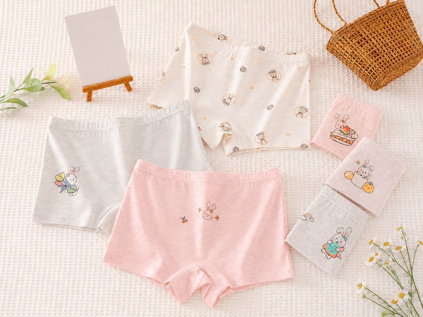 Custom girls underwear manufacturing