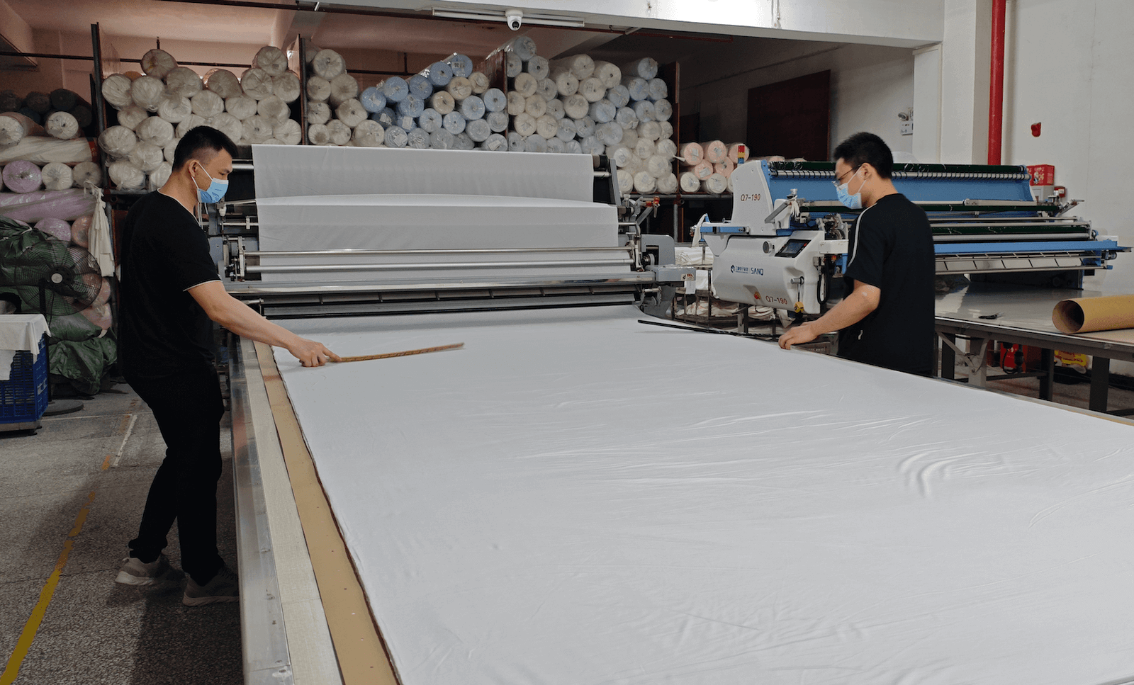 Fabric relaxation process at AINIAN