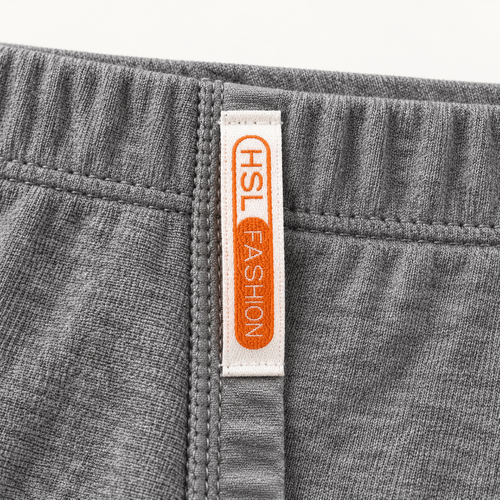Custom side seam woven underwear label
