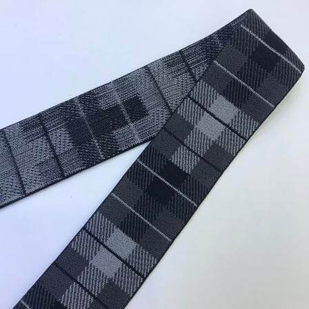 Nylon polyester spandex jacquard underwear waistband