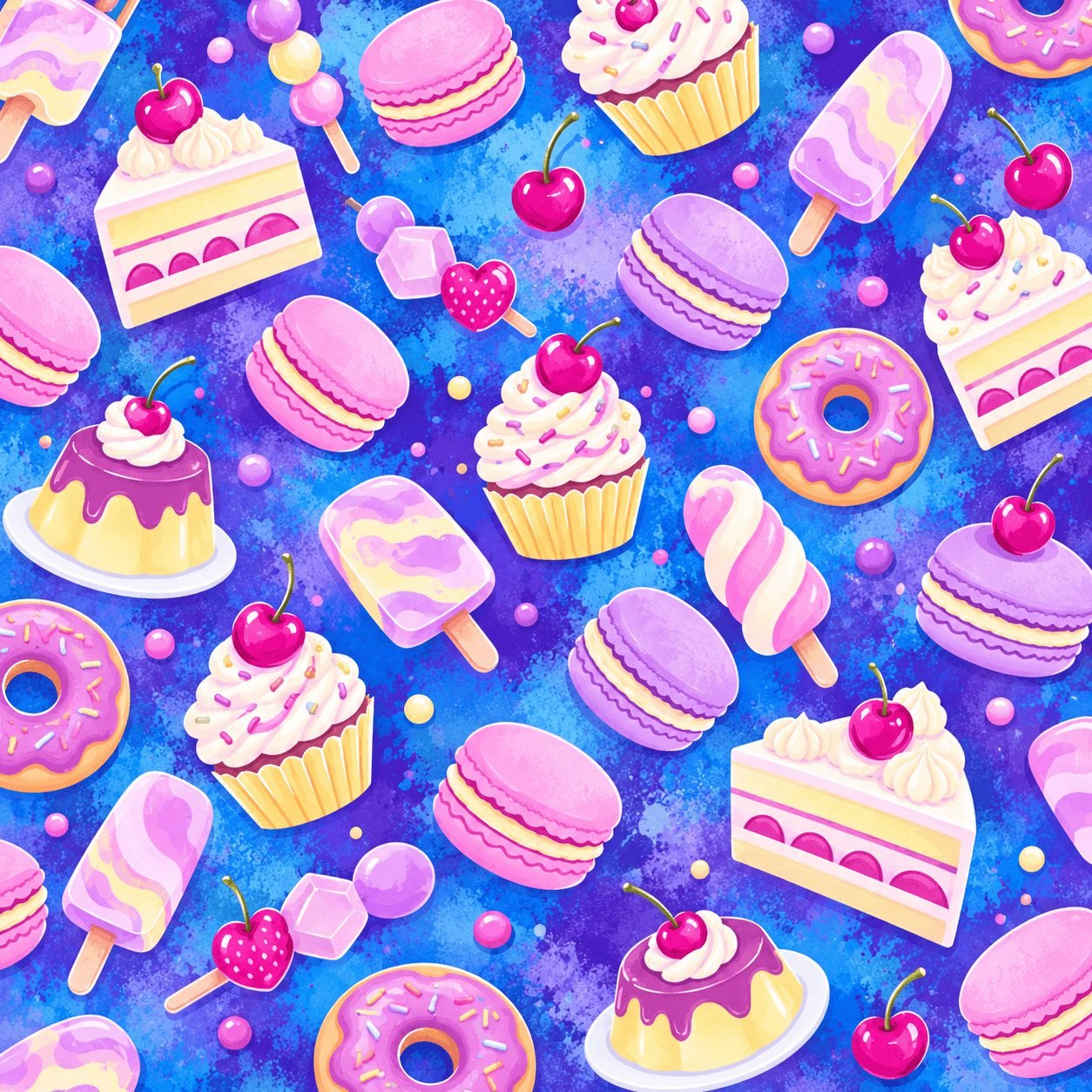 Sweet dessert underwear print